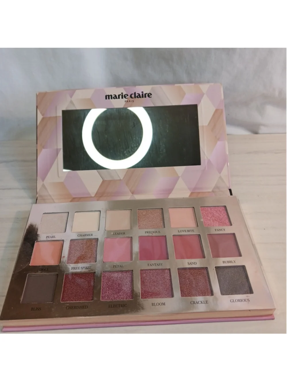 Marie Chaire Paris Eyeshadow Palette Mauve 18 Piece Talc-Free